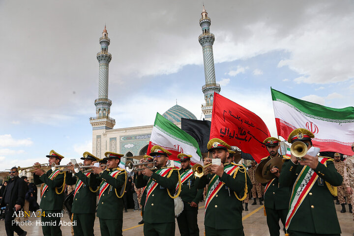 Photos: Funeral ceremony of 12 Martyrs of American-Zionist Aggression in Qom