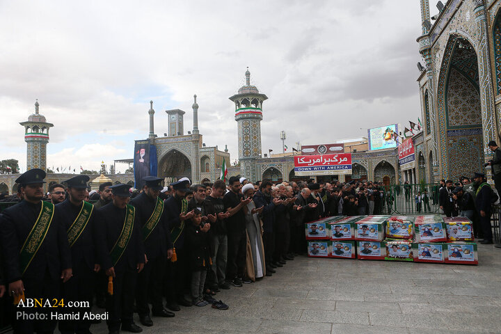 Photos: Funeral ceremony of 12 Martyrs of American-Zionist Aggression in Qom