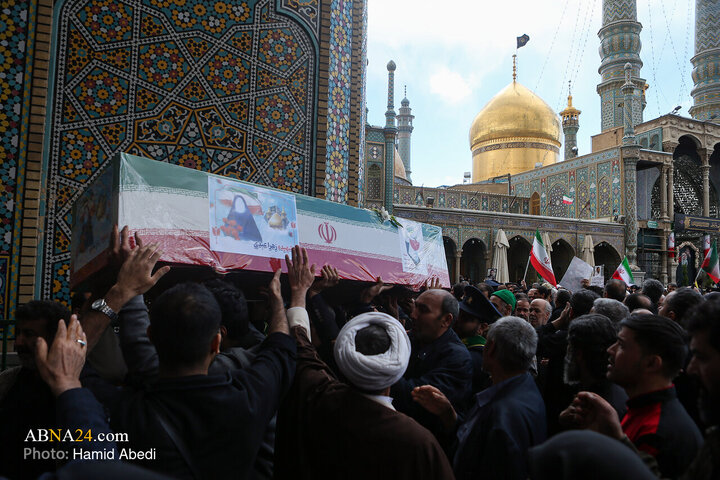 Photos: Funeral ceremony of 12 Martyrs of American-Zionist Aggression in Qom