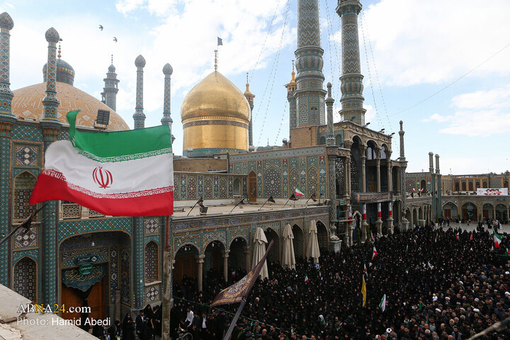 Photos: Funeral ceremony of 12 Martyrs of American-Zionist Aggression in Qom