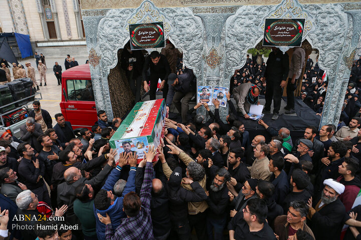 Photos: Funeral ceremony of 12 Martyrs of American-Zionist Aggression in Qom