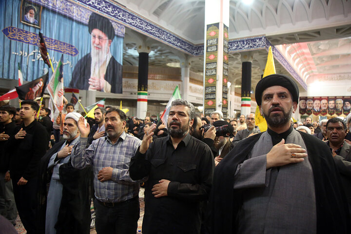 بزرگداشت چهلمین روز شهادت آیت‌الله خامنه‌ای در حرم حضرت معصومه (س)