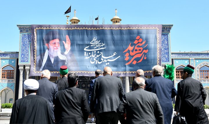 گزارش تصویری/ تشرف قائم مقام تولیت حرم امام حسین(ع) به حرم حضرت عبدالعظیم