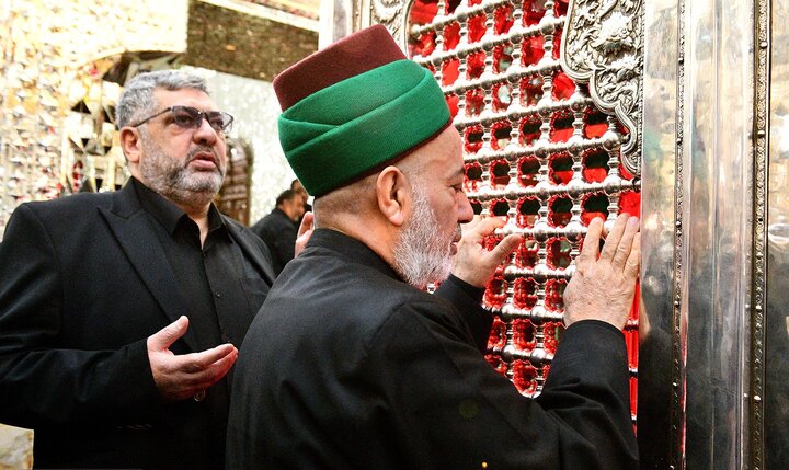 گزارش تصویری/ تشرف قائم مقام تولیت حرم امام حسین(ع) به حرم حضرت عبدالعظیم