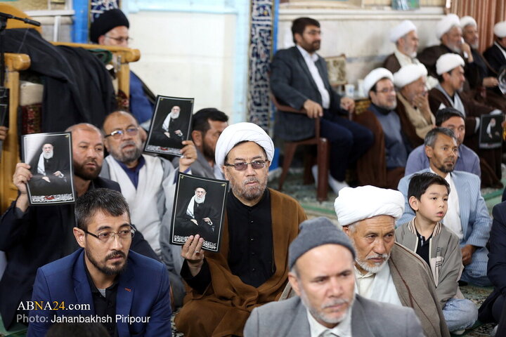 اجتماع علما و طلاب افغانستانی حوزه علمیه قم