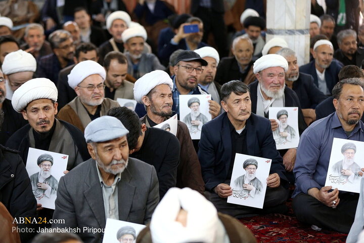 اجتماع علما و طلاب افغانستانی حوزه علمیه قم