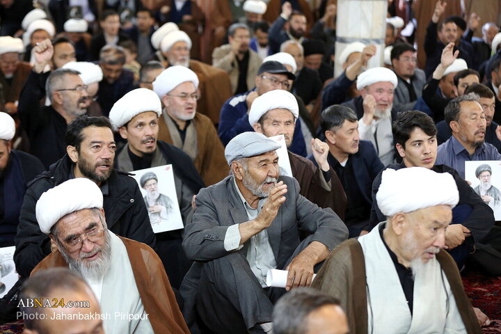 اجتماع علما و طلاب افغانستانی حوزه علمیه قم