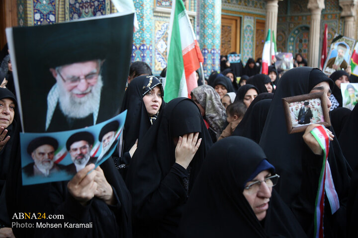 تجمع هیئات مذهبی قم به مناسبت چهلمین روز شهادت رهبر انقلاب