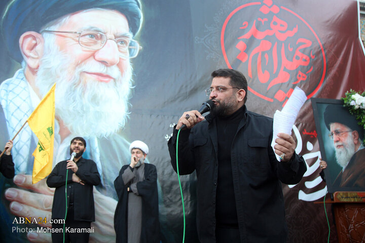 تجمع هیئات مذهبی قم به مناسبت چهلمین روز شهادت رهبر انقلاب
