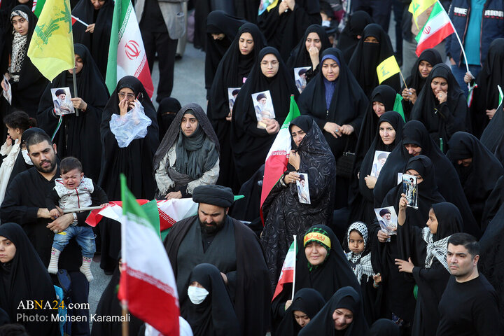 تجمع هیئات مذهبی قم به مناسبت چهلمین روز شهادت رهبر انقلاب