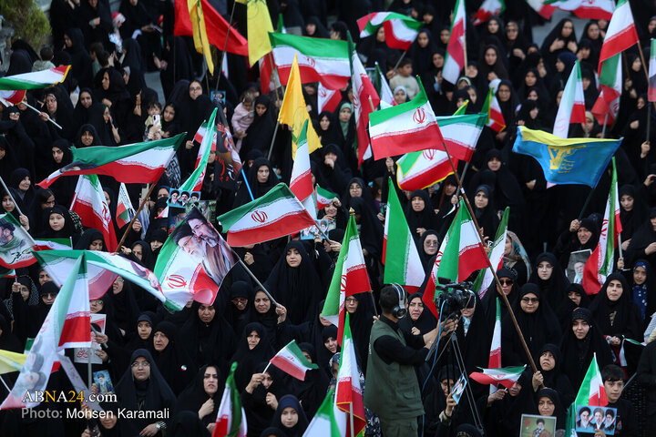 تجمع هیئات مذهبی قم به مناسبت چهلمین روز شهادت رهبر انقلاب