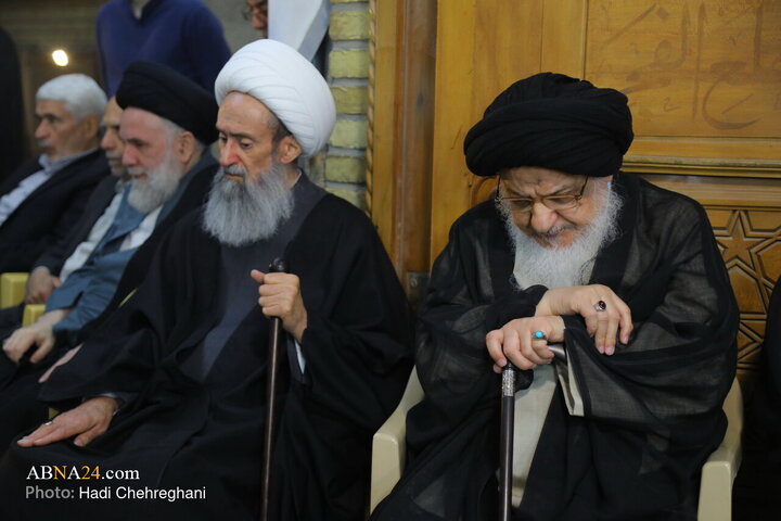 مراسم چهلمین روز ارتحال آیت‌الله محمدرضا مامقانی در شهر قم