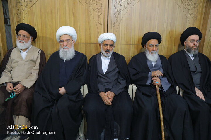 مراسم چهلمین روز ارتحال آیت‌الله محمدرضا مامقانی در شهر قم