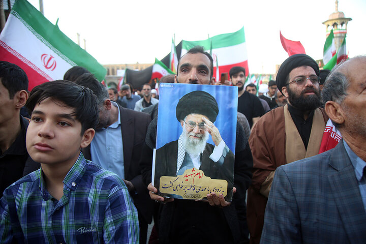 تجمع هیئات مذهبی قم به مناسبت چهلمین روز شهادت رهبر انقلاب