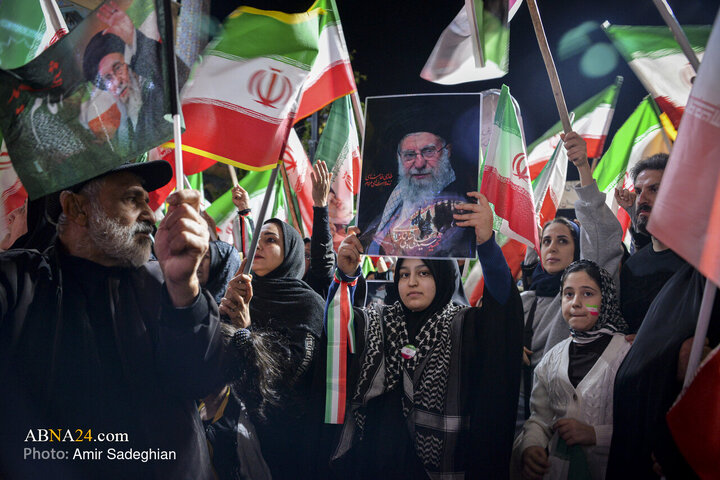 تجمع مردمی در رثای خون رهبر شهید در جنوب شرق شیراز