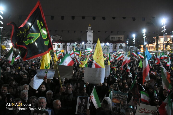 Photos: Commemorating 40th day of martyred leader in Rasht