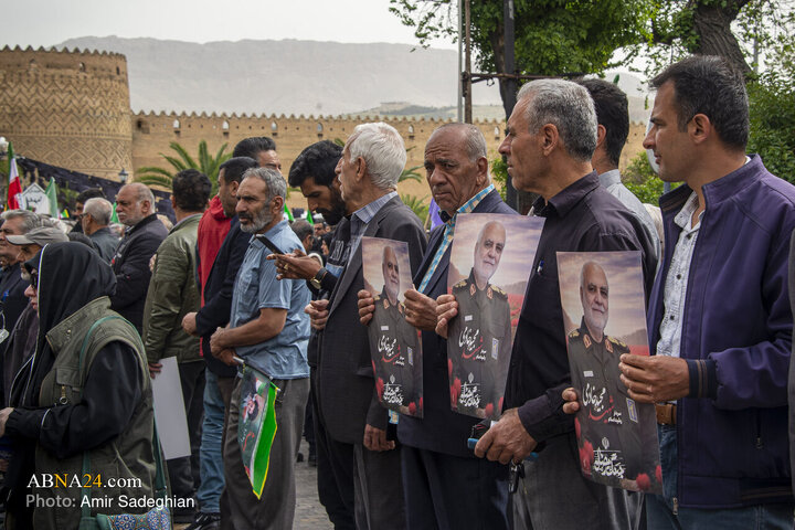 Photos: Funeral ceremony of IRGC Intelligence Chief held in Shiraz