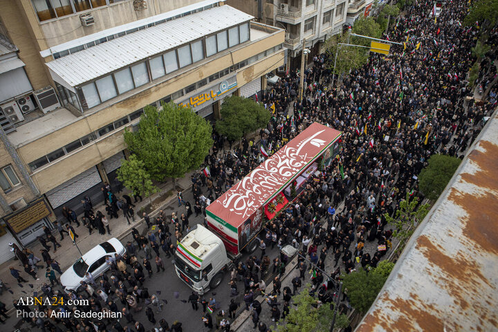 Photos: Funeral ceremony of IRGC Intelligence Chief held in Shiraz