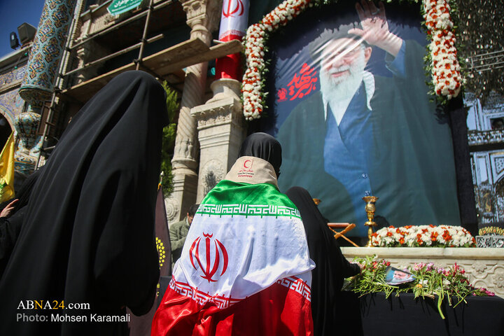 Photos: Commemorating 40th day of martyred leader at Hazrat Masoumeh holy shrine