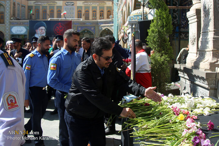 Photos: Commemorating 40th day of martyred leader at Hazrat Masoumeh holy shrine