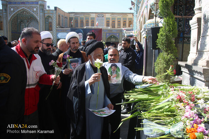 Photos: Commemorating 40th day of martyred leader at Hazrat Masoumeh holy shrine
