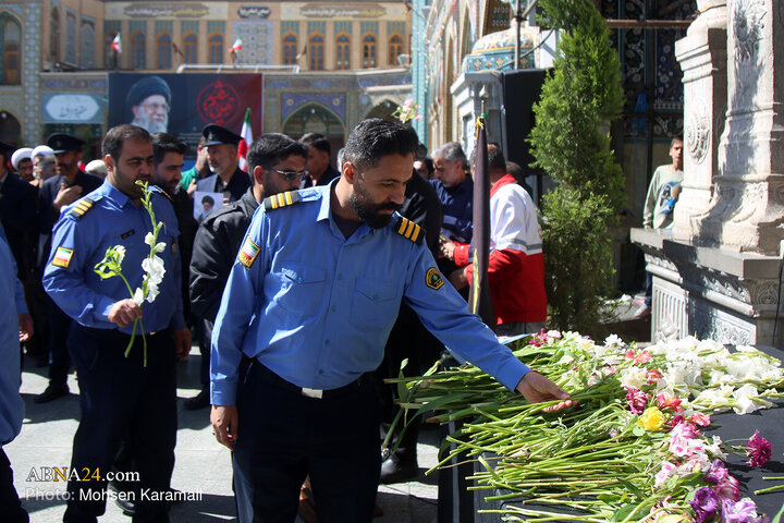 Photos: Commemorating 40th day of martyred leader at Hazrat Masoumeh holy shrine