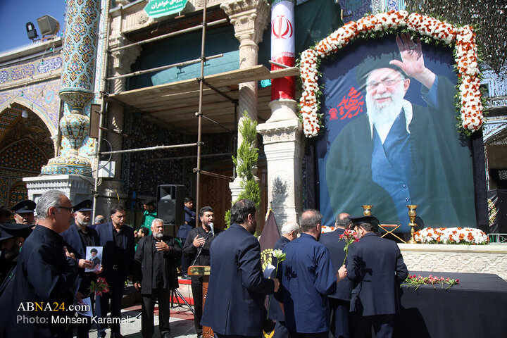 Photos: Commemorating 40th day of martyred leader at Hazrat Masoumeh holy shrine