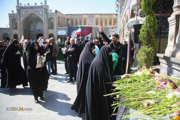 Photos: Commemorating 40th day of martyred leader at Hazrat Masoumeh holy shrine