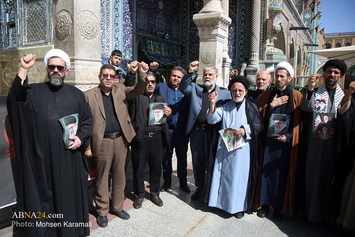 Photos: Commemorating 40th day of martyred leader at Hazrat Masoumeh holy shrine
