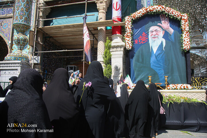 Photos: Commemorating 40th day of martyred leader at Hazrat Masoumeh holy shrine