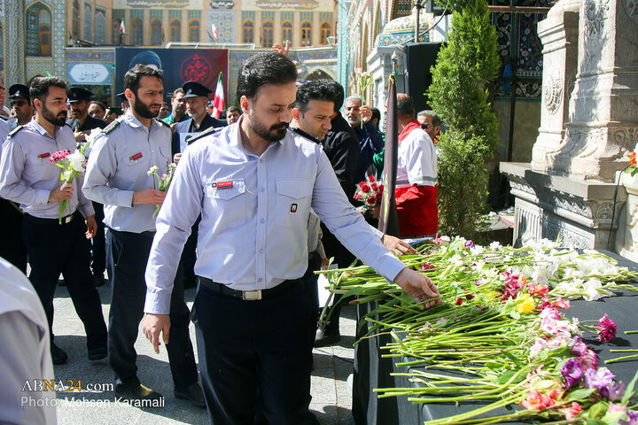 Photos: Commemorating 40th day of martyred leader at Hazrat Masoumeh holy shrine