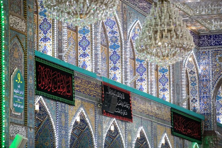 عکس خبری/ سیاه‌پوش شدن حرم امام حسین(ع) به مناسبت شهادت امام جعفر صادق(ع)