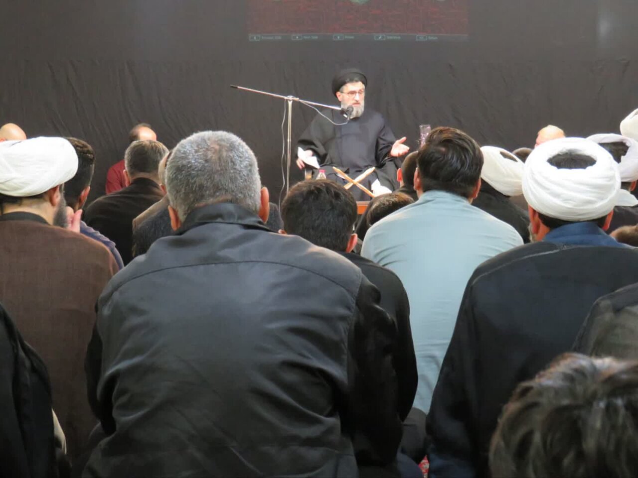 برگزاری مراسم شهادت امام صادق(ع) و اربعین امام شهید + عکس