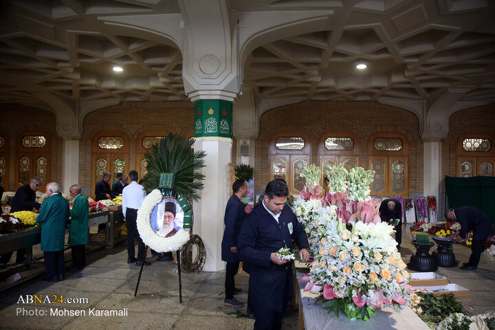 Photos: Hazrat Masoumeh Holy Shrine Adorned with Flowers on Eve of Karamat Decade