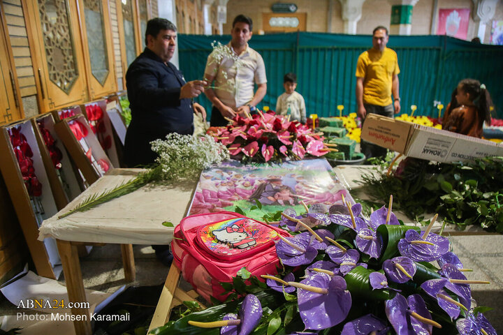 Photos: Hazrat Masoumeh Holy Shrine Adorned with Flowers on Eve of Karamat Decade