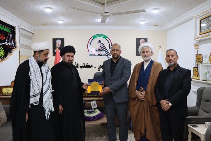 Photos: Representative of AhlulBayt World Assembly Meets with Families of Martyrs, Tribal Sheikhs in Southern Iraq