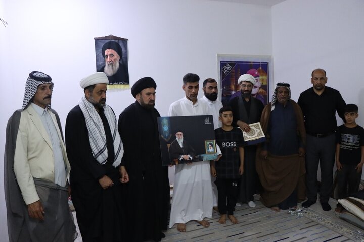 Photos: Representative of AhlulBayt World Assembly Meets with Families of Martyrs, Tribal Sheikhs in Southern Iraq