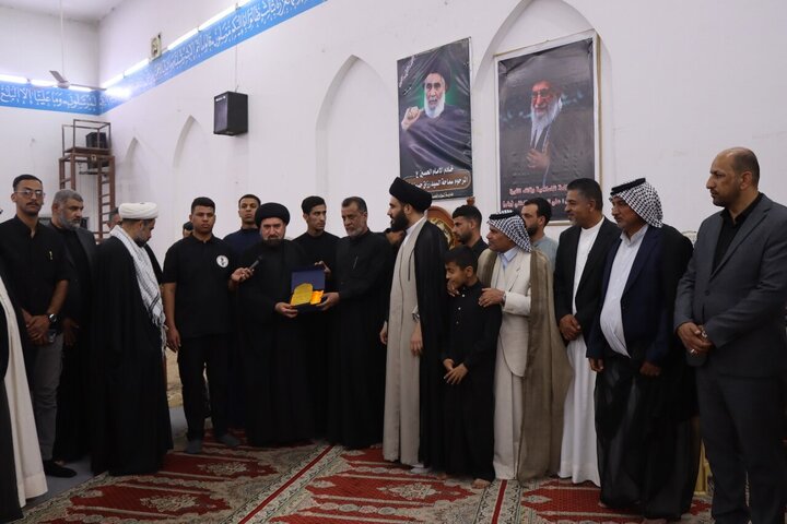 Photos: Representative of AhlulBayt World Assembly Meets with Families of Martyrs, Tribal Sheikhs in Southern Iraq