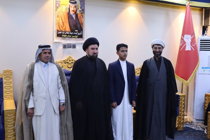 Photos: Representative of AhlulBayt World Assembly Meets with Families of Martyrs, Tribal Sheikhs in Southern Iraq