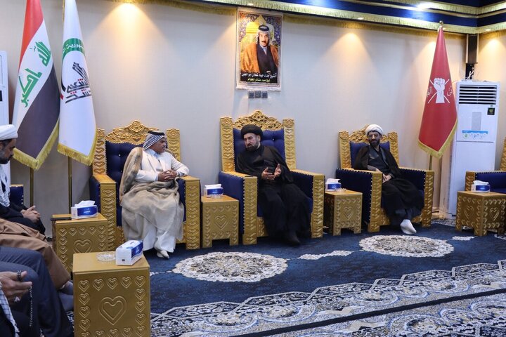 Photos: Representative of AhlulBayt World Assembly Meets with Families of Martyrs, Tribal Sheikhs in Southern Iraq