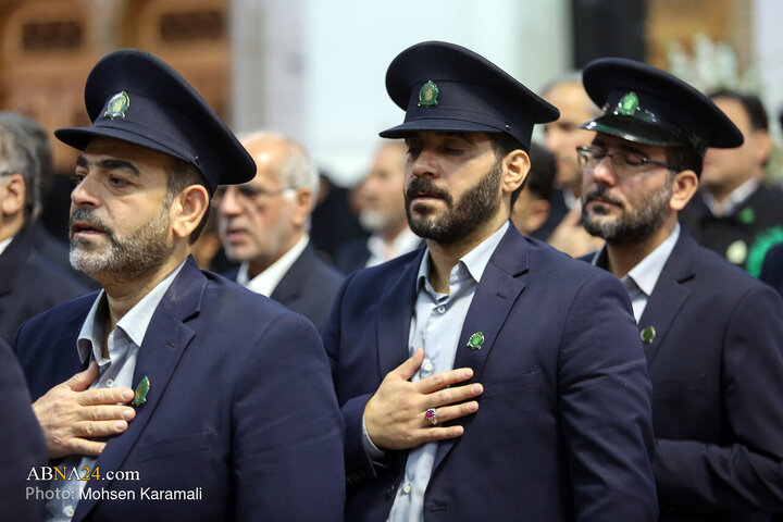 آیین خطبه‌خوانی خادمان حرم مطهر حضرت معصومه(س)