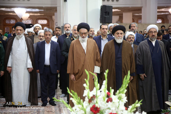 آیین خطبه‌خوانی خادمان حرم مطهر حضرت معصومه(س)