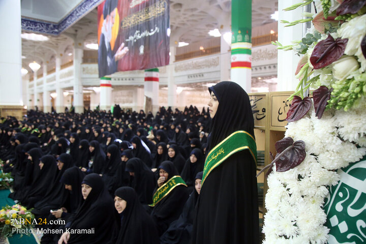 آیین خطبه‌خوانی خادمان حرم مطهر حضرت معصومه(س)