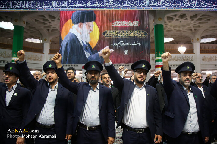 آیین خطبه‌خوانی خادمان حرم مطهر حضرت معصومه(س)
