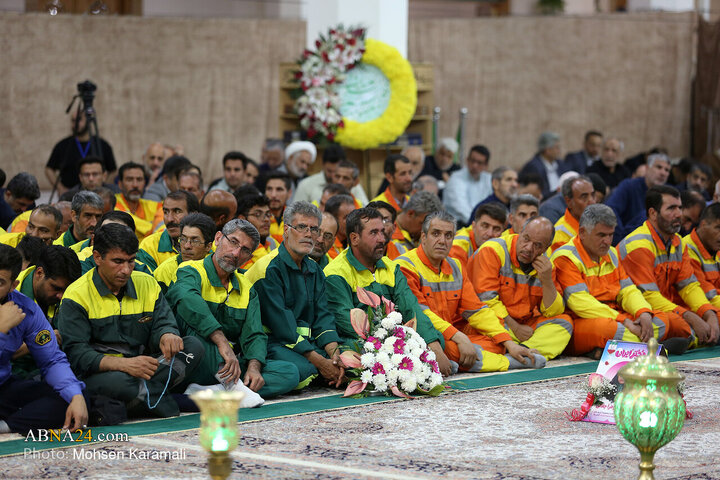 آیین خطبه‌خوانی خادمان حرم مطهر حضرت معصومه(س)