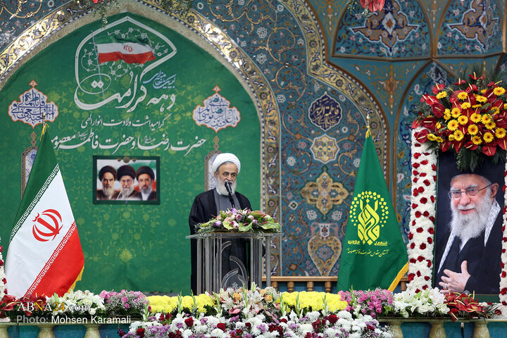 آیین خطبه‌خوانی خادمان حرم مطهر حضرت معصومه(س)