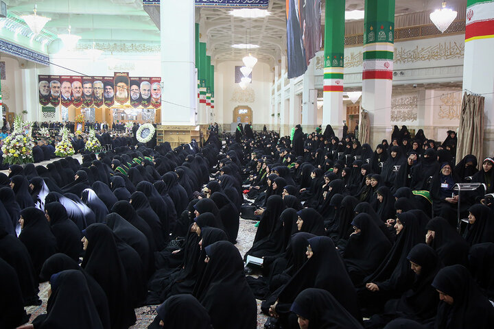 Photos: Khotbeh Khani Ceremony by Servants of Hazrat Masoumeh Holy Shrine, Beginning of Karamat Decade Programs