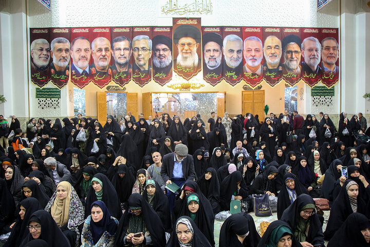 Photos: Khotbeh Khani Ceremony by Servants of Hazrat Masoumeh Holy Shrine, Beginning of Karamat Decade Programs