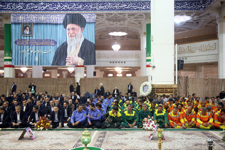 Photos: Khotbeh Khani Ceremony by Servants of Hazrat Masoumeh Holy Shrine, Beginning of Karamat Decade Programs