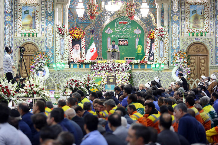 Photos: Khotbeh Khani Ceremony by Servants of Hazrat Masoumeh Holy Shrine, Beginning of Karamat Decade Programs